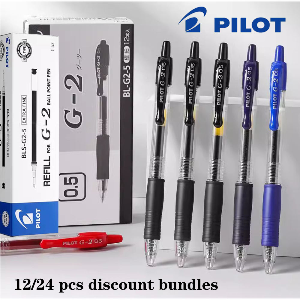 Pilot Pen G2 - 12/24Pcs Genuine PILOT Gel Pen Set