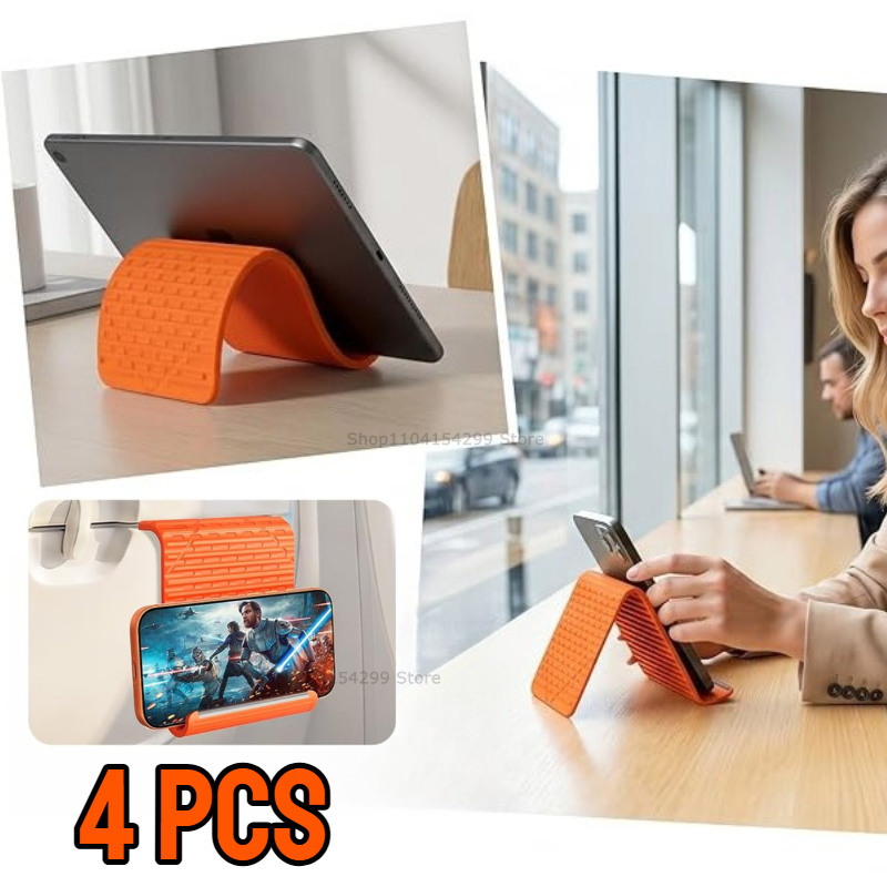 Home Office Laptop - Flexible Foldable Silicone Phone Holder Portable