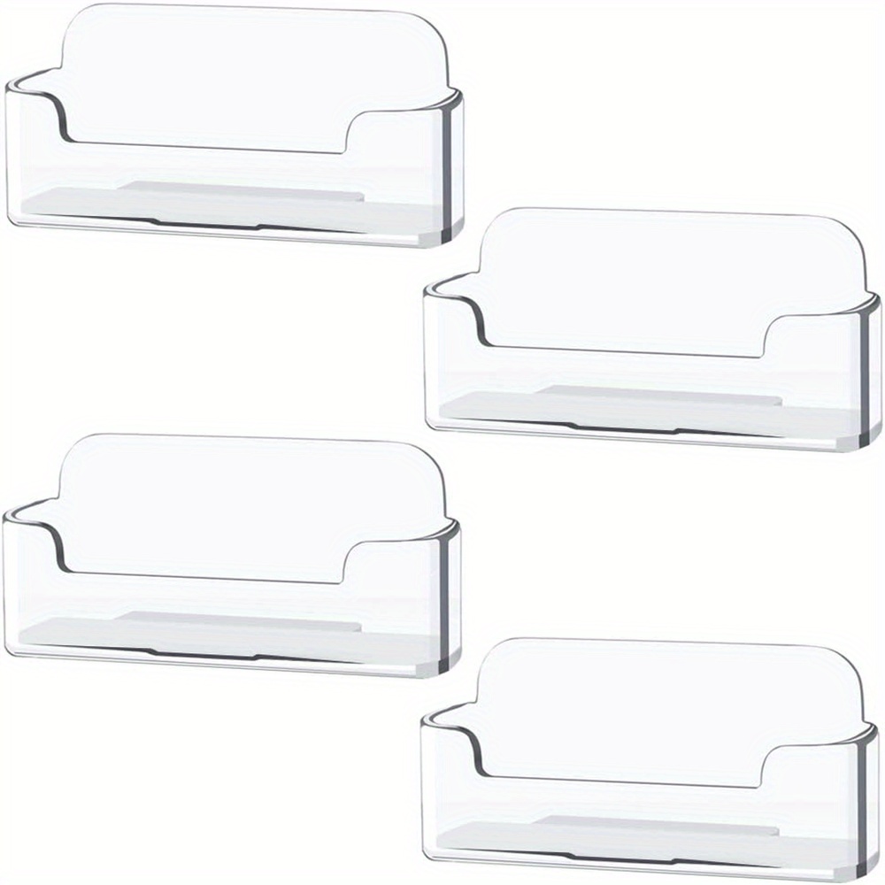 Document Holder Stand - 4pcs/8pcs/16pcs Clear Plastic Business Card Holder,Acrylic