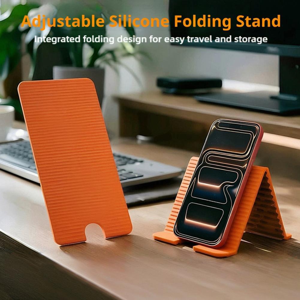 Home Office Laptop - Flexible Foldable Silicone Phone Holder For