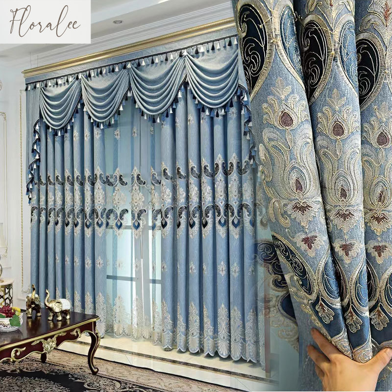 Home Office Rate 2025 - 2025 European Chenel Embroidered Luxury Curtains