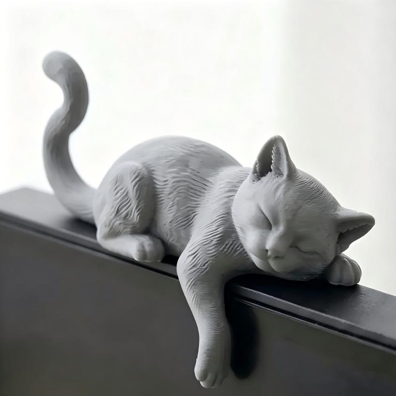 3D Printed Lazy Cat Monitor Ed - Home Office Cozy review and price
