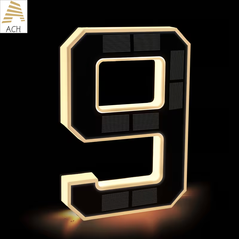 23cm Solar LED Address Sign, D - Home Office Number review and price