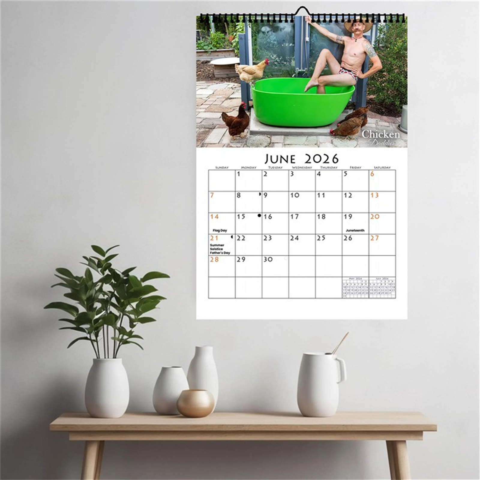 2026 Funny Chicken Daddy Wall  - Home Office Ideas review and price