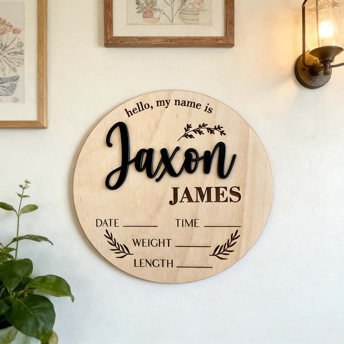 1Pc Custom Baby Announcement S - Home Office Ideas review and price