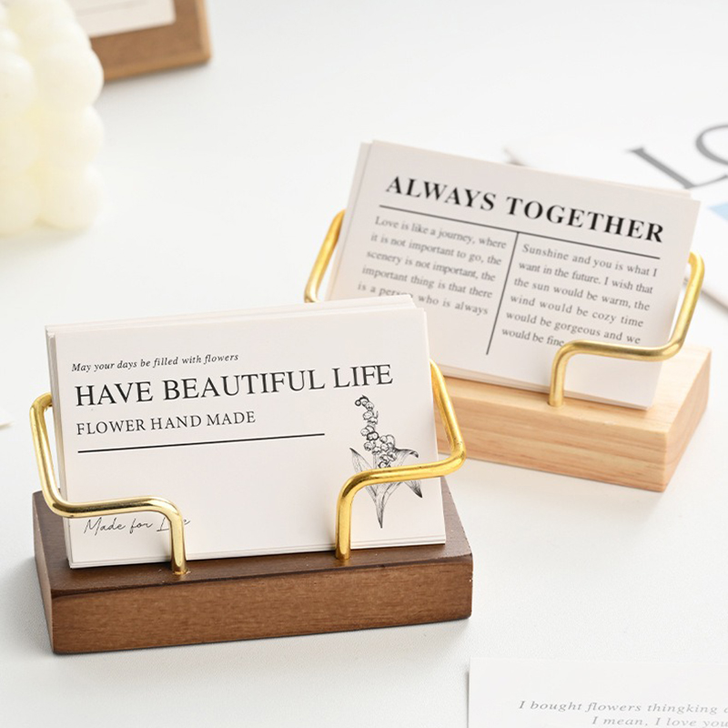 Wooden Business Card Holder Me - Document Holder Stand review and price