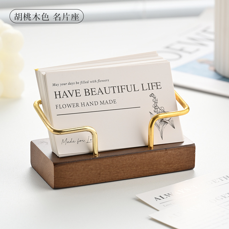 Wooden Business Card Holder Me - Document Holder Stand review and price