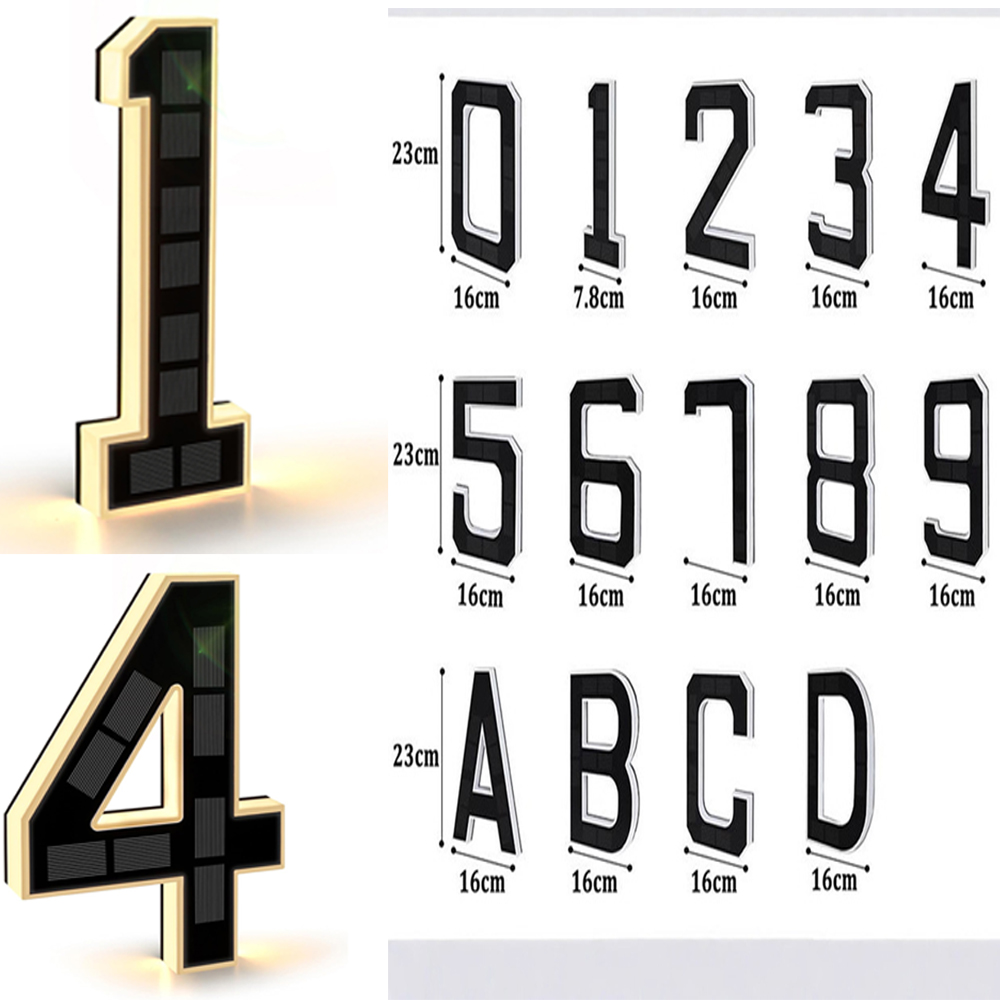 Solar House Number Lights Hous - Home Office Number review and price