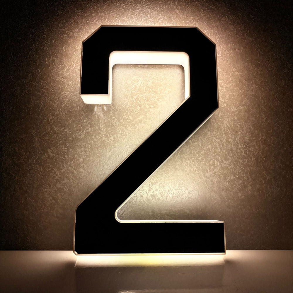 23cm Solar Lighted House Numbe - Home Office Number review and price