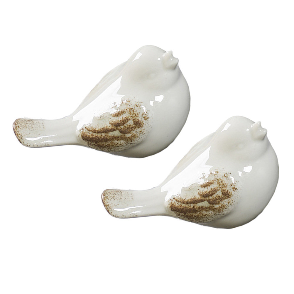2Pcs Handcrafted Ceramic Bird  - Home Office Interior Design review and price
