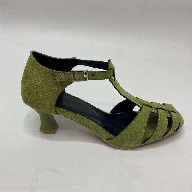 Women's Green Suede Kitten Hee - Home Office Size review and price
