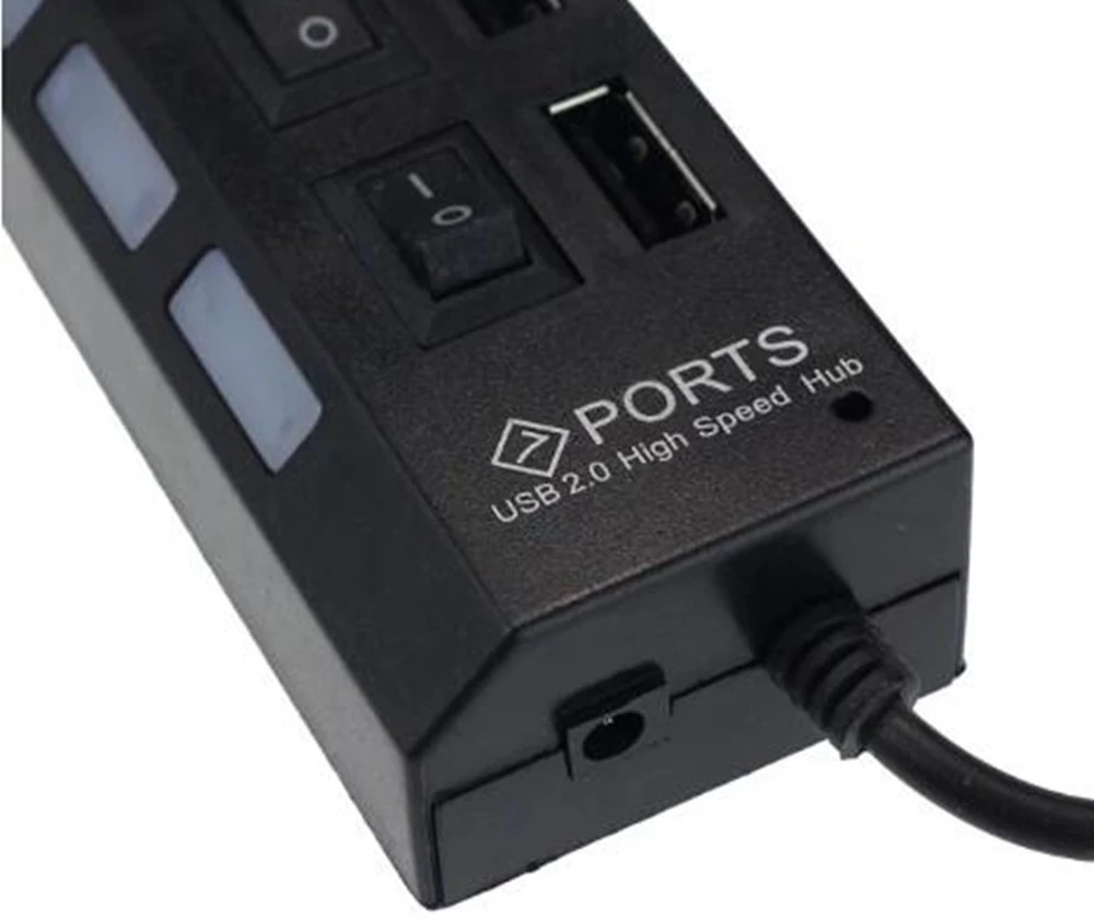 7 Port USB 2.0 Hub Splitter Fo - Home Office Laptop review and price