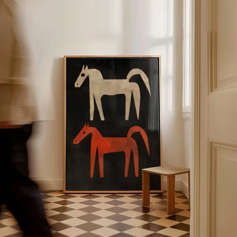 Animal Canvas Poster Wall Feat - Home Office Interior Design review and price