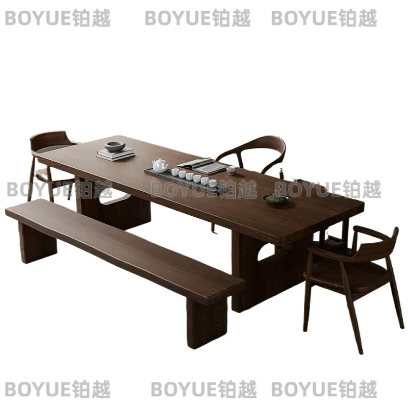 Solid Walnut Wood Tea Table Se - Home Office Login review and price