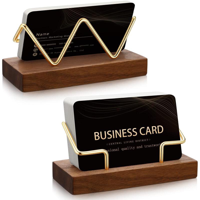 【A8】Wooden Business Card Holde - Document Holder Stand review and price