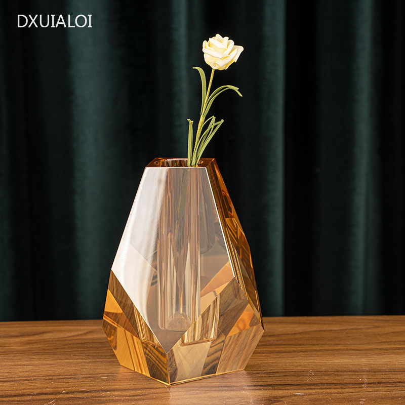 Modern minimalist crystal vase - Home Office Interior Design review and price