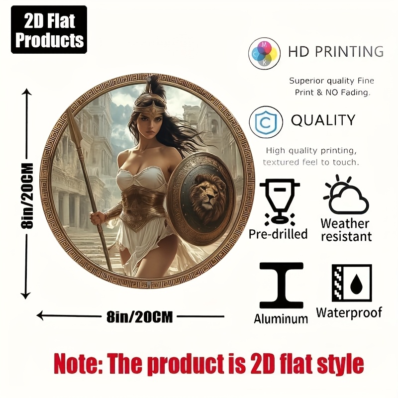 Vintage Greek Warrior Round Al - Home Office Ideas review and price
