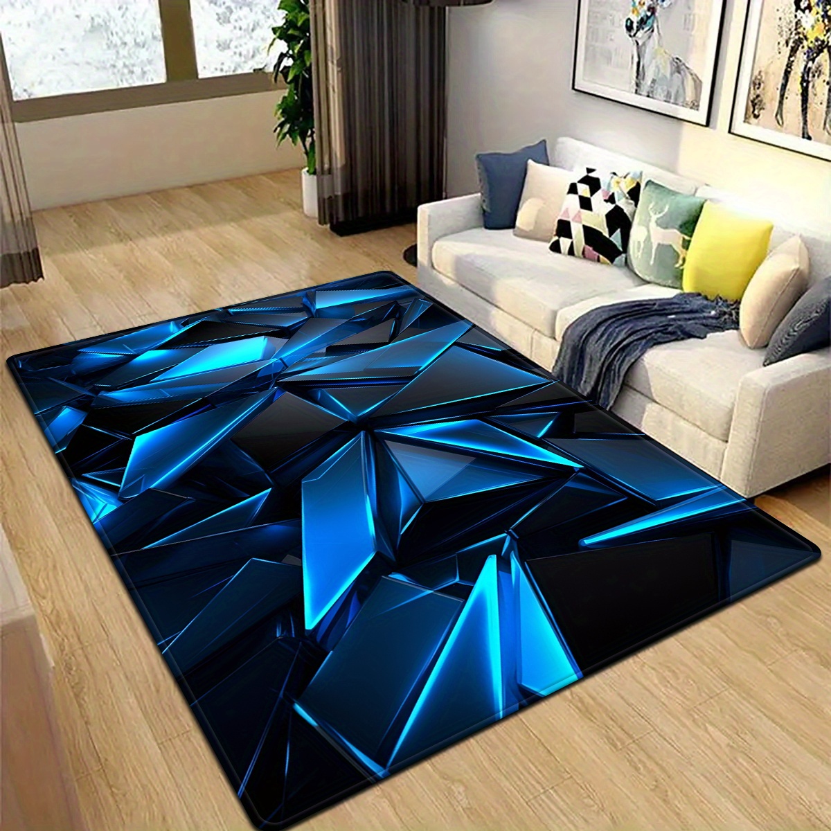 Artistic Galaxy Motif Floor Ma - Home Office Interior Design review and price