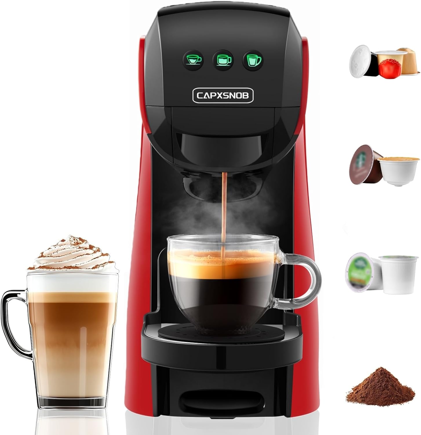 4-in-1 Coffee & Espresso Maker - Home Office Size review and price