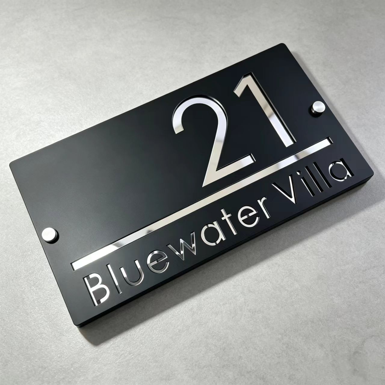 Custom Acrylic Laser-Cut Signs - Home Office Number review and price
