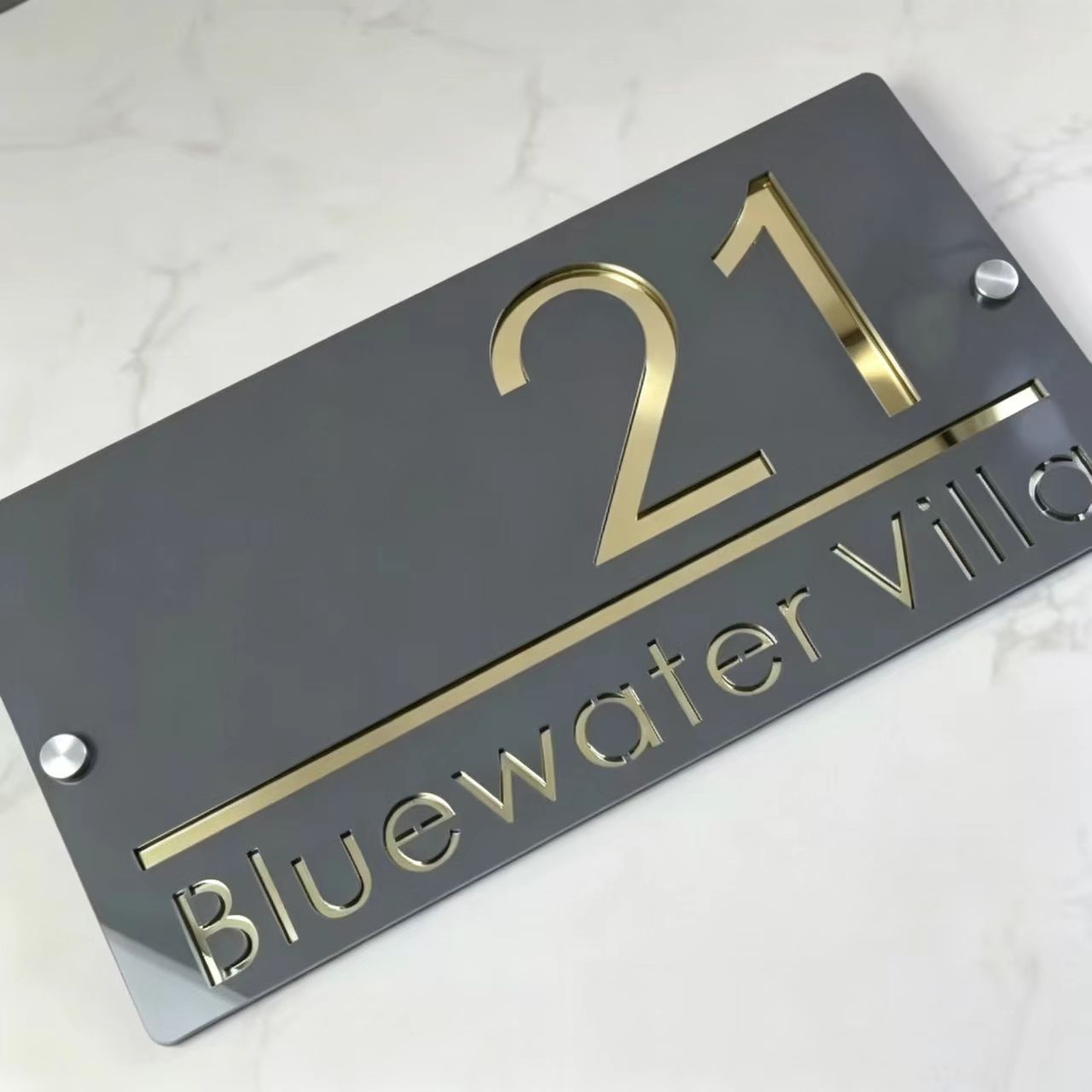 Custom Acrylic Laser-Cut Signs - Home Office Number review and price