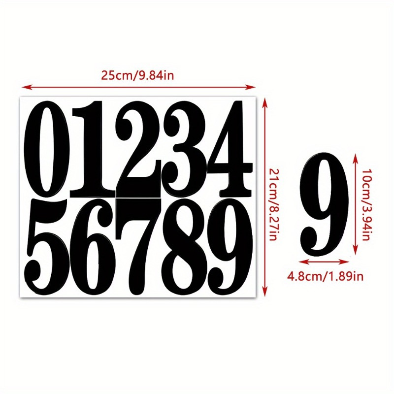 Digital stickers, mailbox stic - Home Office Number review and price
