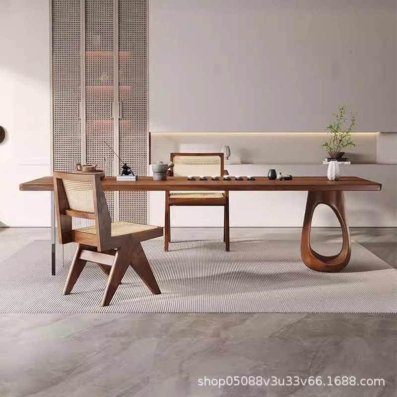 Wabi-sabi style solid wood tea - Home Office Login review and price