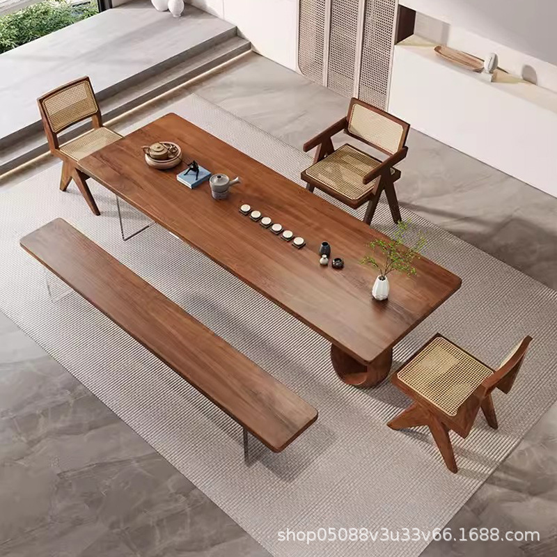 Wabi-sabi style solid wood tea - Home Office Login review and price