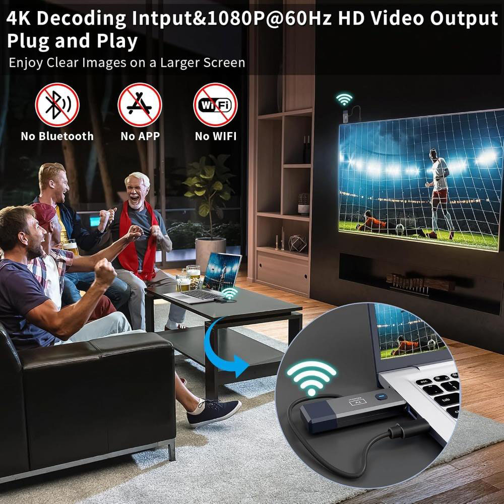 50M Long Range 1080P Wireless  - Home Office Laptop review and price