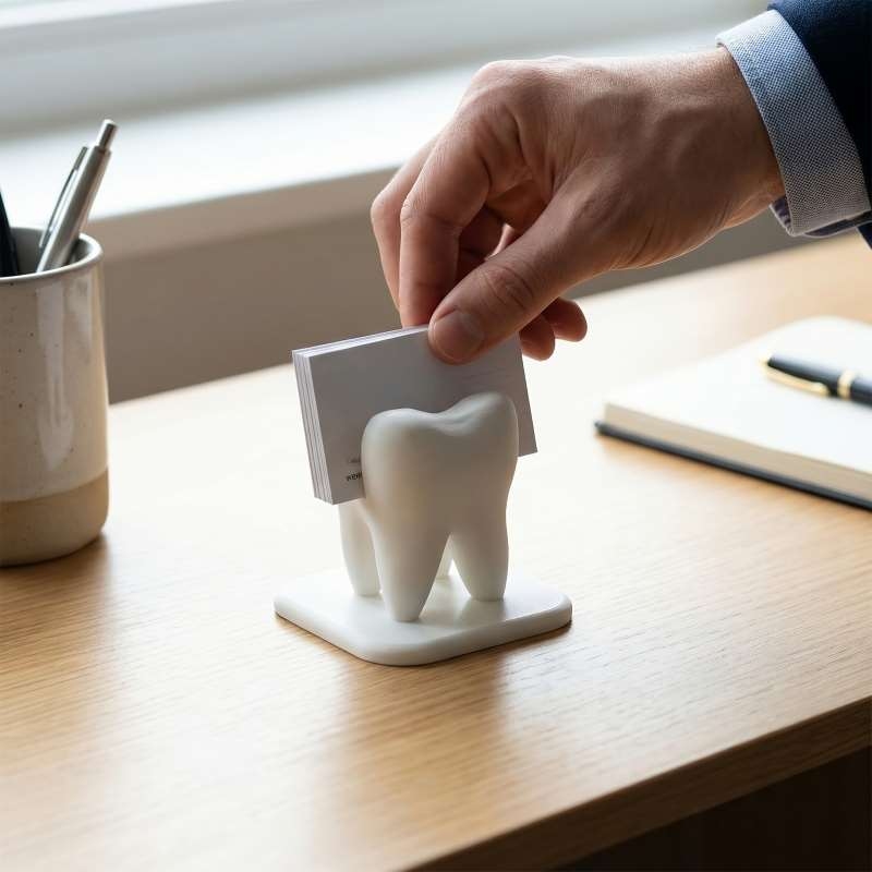 3D Printed Tooth Shaped Busine - Document Holder Stand review and price